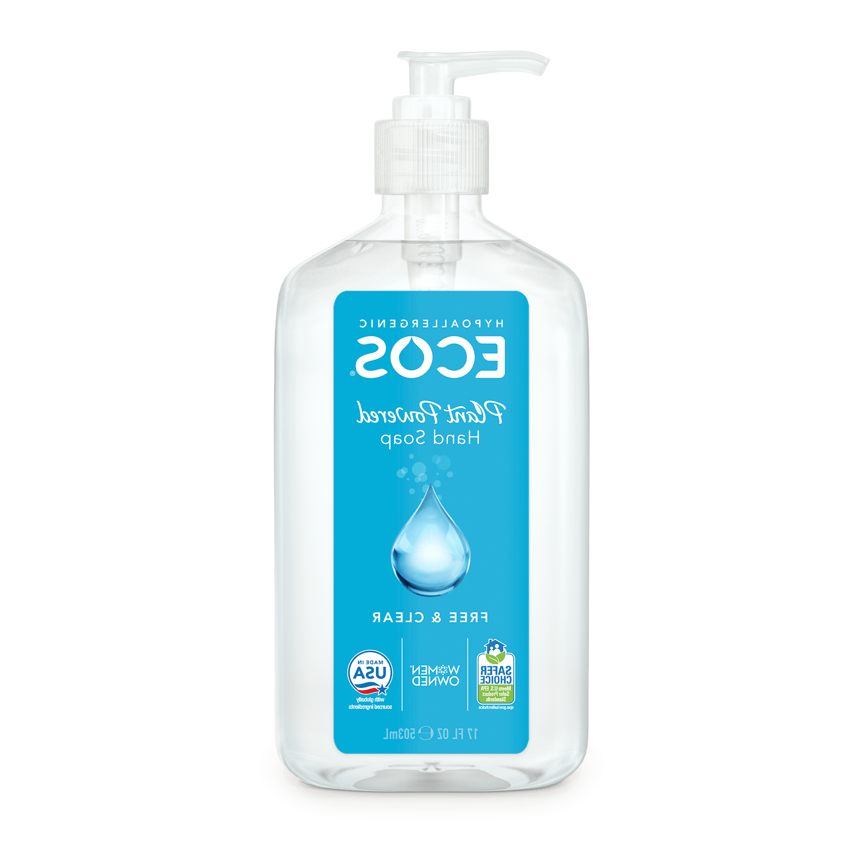 ECOS Hand Soap 免费的 & 清晰的 Front