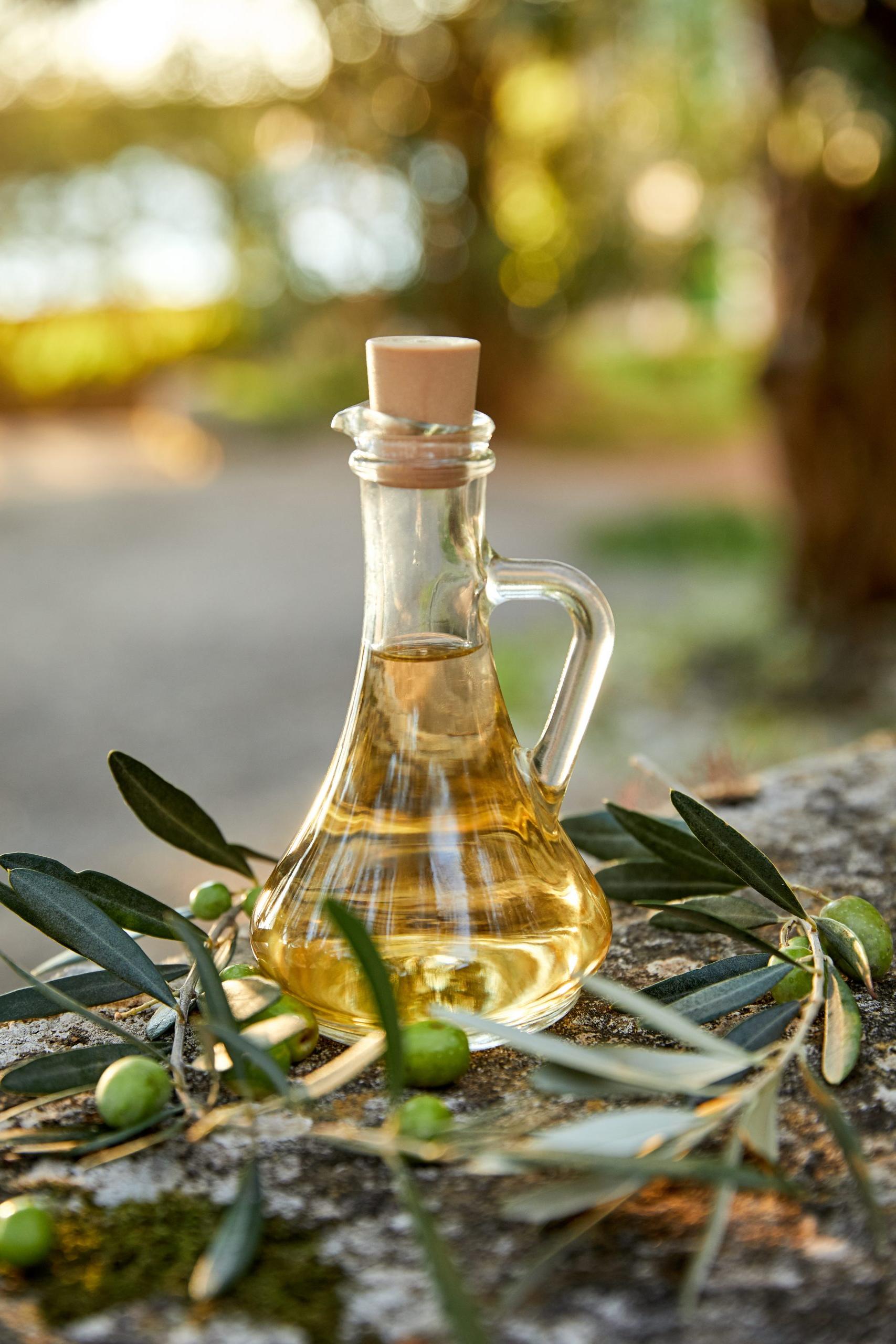 Olive Oil In A Carafe
