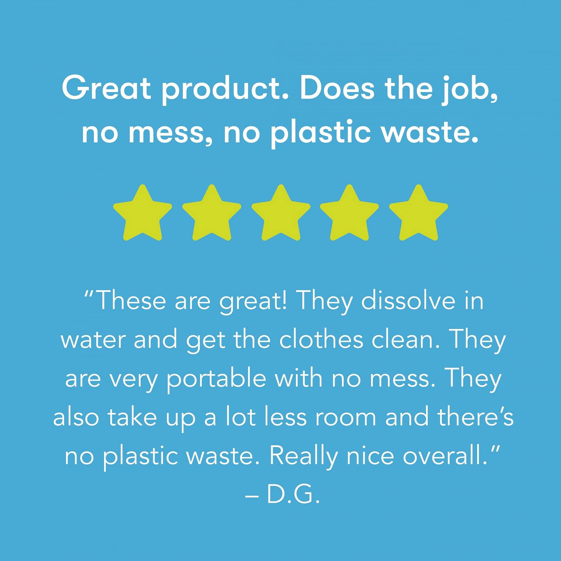 Laundry Detergent Sheets Sustainable Laundry Detergent ECOS®