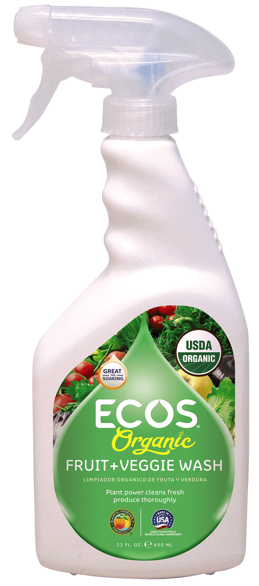 Organic Produce Wash Fruit & Veggie Cleaner ECOS®