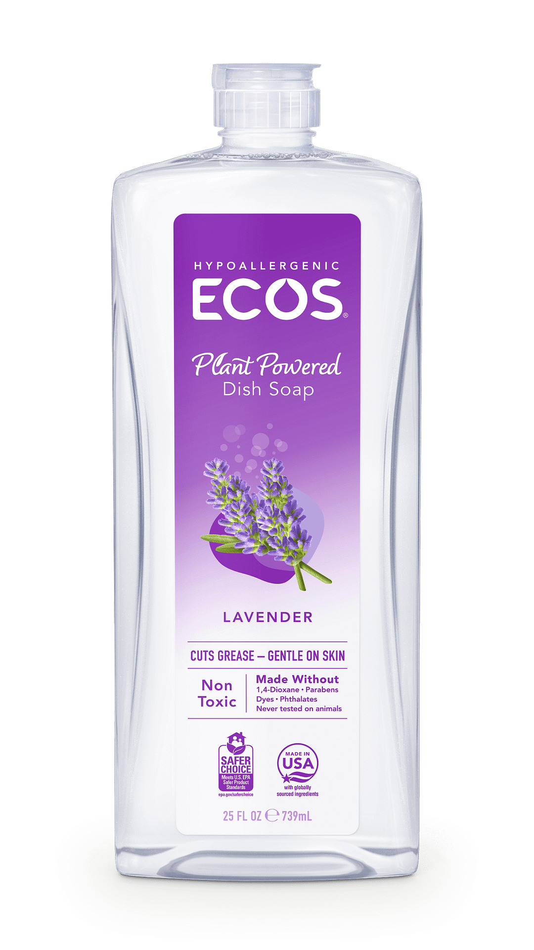 Lavender Dish Soap Hypoallergenic Dish Soap ECOS®