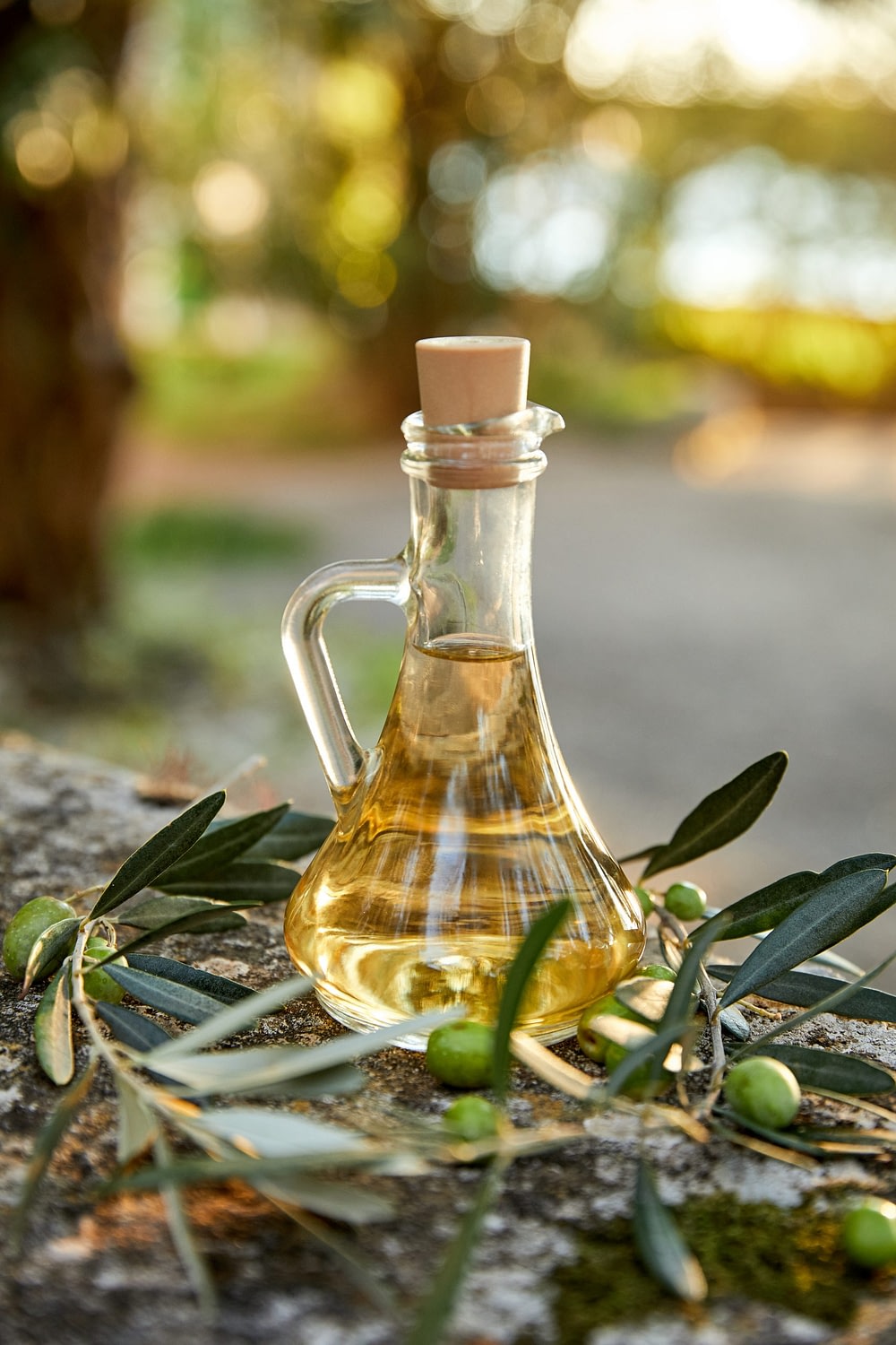 Olive Oil In A Carafe