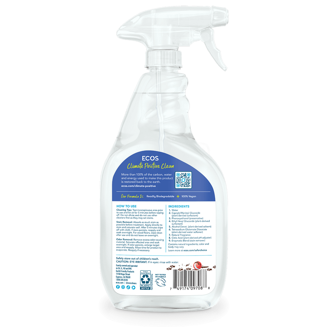 ECOS Pet Stain & Odor Remover Back