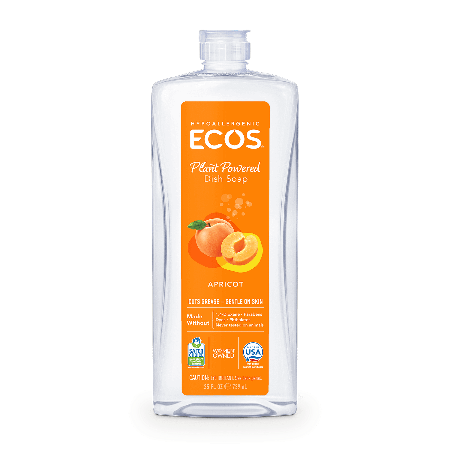ECOS Dish Soap Apricot Front