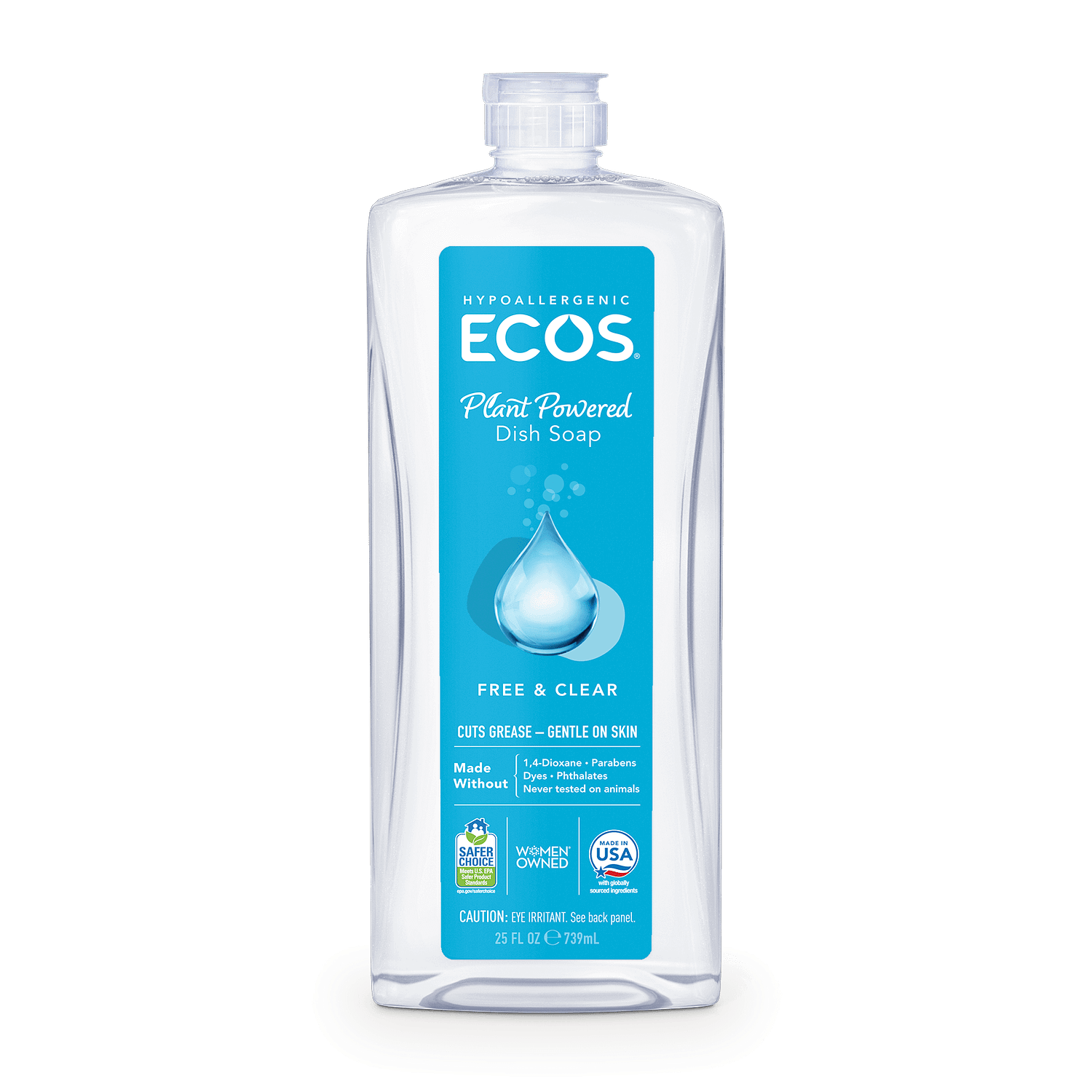 ECOS Dish Soap Free & Clear Front