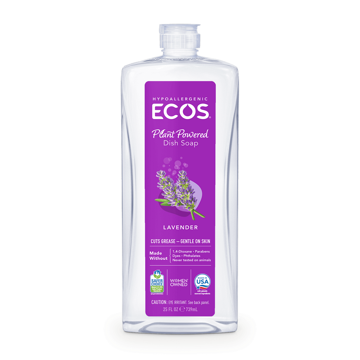 ECOS Dish Soap Lavender Front