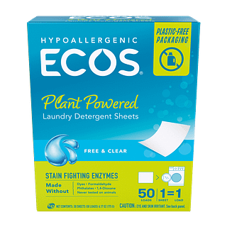 ECOS Laundry Sheets Free & Clear Front
