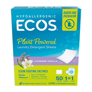 ECOS Laundry Sheets Lavender Vanilla Front