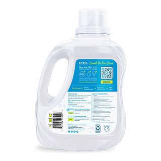 ECOS Laundry Detergent With Enzymes Lavender Back