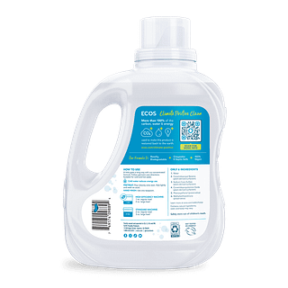 ECOS Laundry Detergent Free & Clear Back