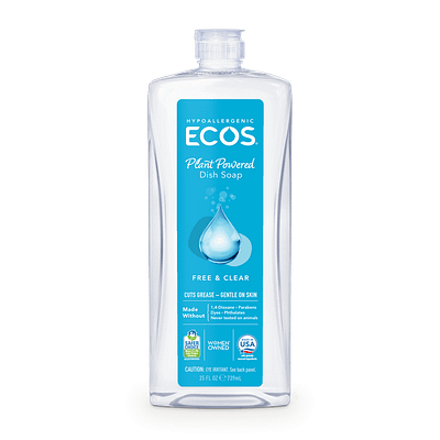 ECOS Dish Soap Free & Clear Front