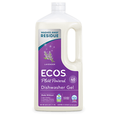 ECOS Dishwasher Gel Lavender Front