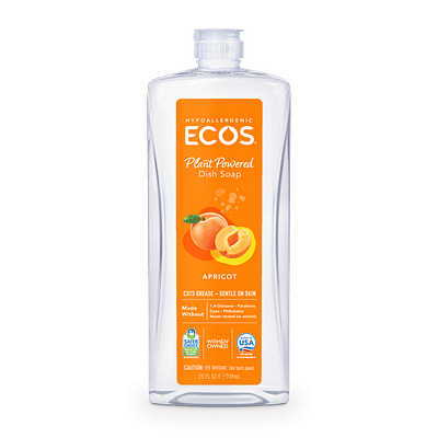 ECOS Dish Soap Apricot Front