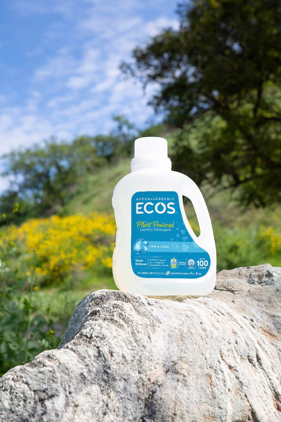 ECOS Laundry Detergent in Nature