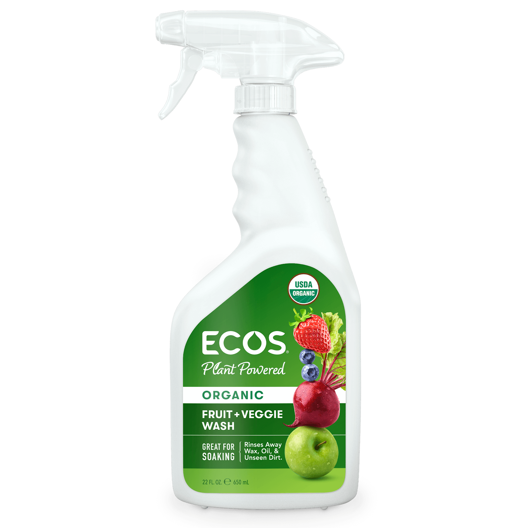 Limpiador Orgánico de Frutas y Verduras para una Alimentación más sana -  ECOS®