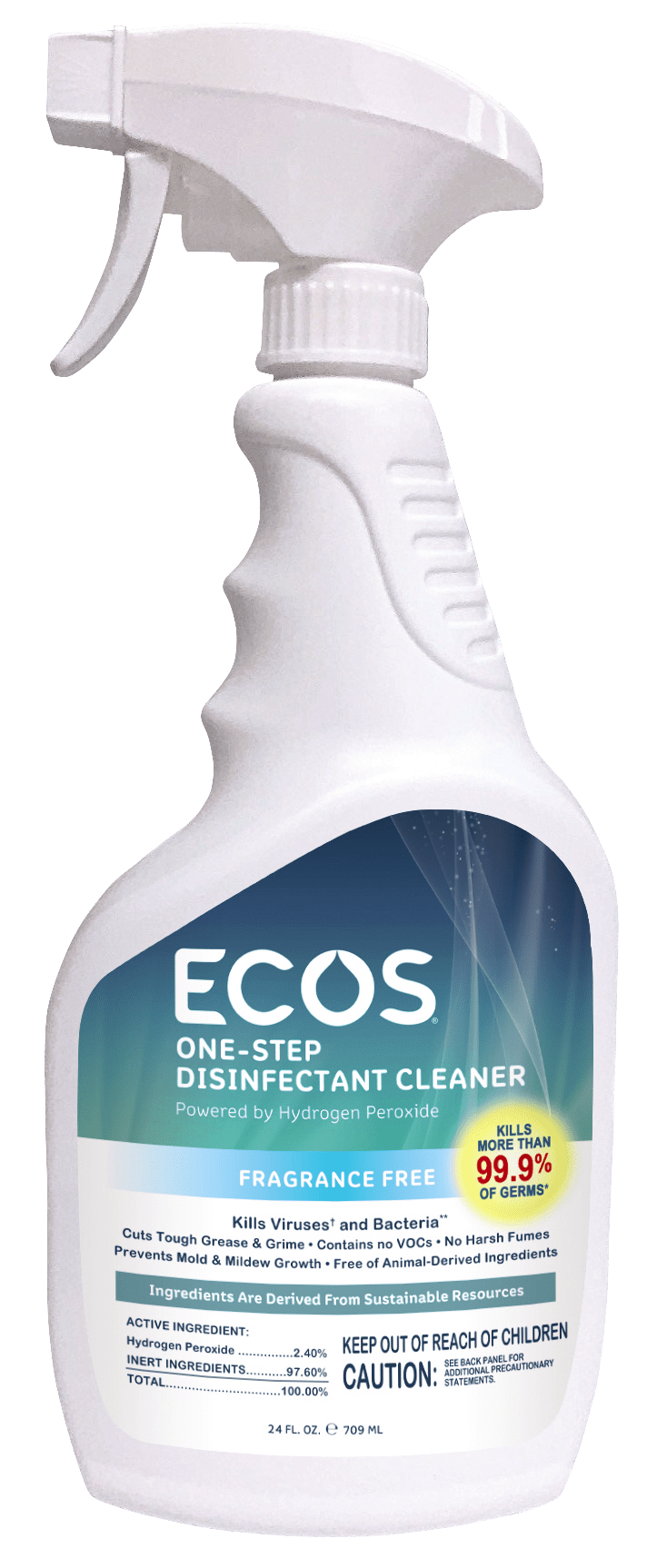 One-Step Disinfectant Cleaner: Safe Household Formula | ECOS - ECOS®